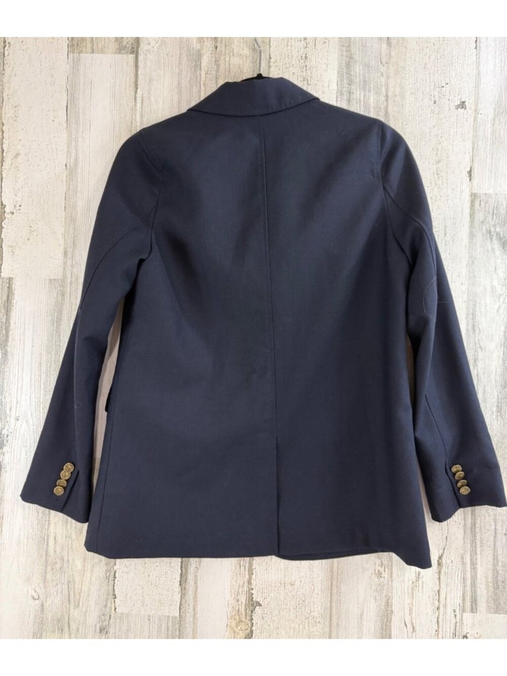 ANN MASHBURN Size S Ghost Blazer Navy Jacket EUC - Picture 10 of 16